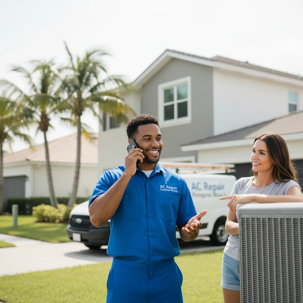 AC Repair Pompano Beach customer support in Oakboro